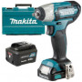 Гайковерт Makita акумулаторен ударен 10.8 V, 4 Ah, 140 Nm, 3/8", TW140DSME Гайковерт Makita акумулаторен ударен 10.8 V, 4 Ah, 140 Nm, 3/8", TW140DSME