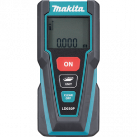 Ролетка Makita лазерна с LCD дисплей противоударна 0.2-30 м, 2 мм/м, LD030P