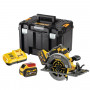 Циркуляр DeWALT ръчен акумулаторен ф 190 мм, 54 V, 2 Ah, 5800 об./мин, DCS579T2