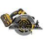 Циркуляр DeWALT ръчен акумулаторен ф 190 мм, 54 V, 2 Ah, 5800 об./мин, DCS579T2