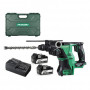 Перфоратор HiKOKI - Hitachi акумулаторен безчетов SDS-plus, 12 V, 4 Ah, 1.2 J, DH12DD-WHZ