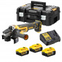 Ъглошлайф DeWALT акумулаторен 18 V, 5 Ah, 125 мм, 9000 об./мин, DCG405P3