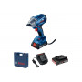 Гайковерт Bosch акумулаторен ударен 18 V, 3 Ah, 250 Nm, 1/2", GDS 250 Li-0 601 9G6 120