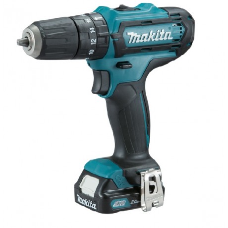 Makita HP331DSME, Бормашина винтоверт акумулаторна ударна 10.8 V, 4 Ah, 0-450/0-1700 об./мин, 30 Nm