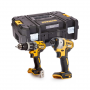 Комплект DeWALT акумулаторни инструменти DCF887N, DCD796N, DCK266NT