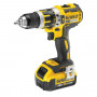 Бормашина винтоверт DeWALT акумулаторна ударна 18 V, 4 Ah, 60 Nm, 1.5-13 мм, DCD795M2