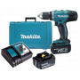 Винтоверт Makita акумулаторен 18 V, 3 Ah, 42 Nm, 1.5-13 мм, DDF453RFE