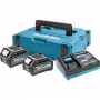 Батерия Makita акумулаторна Li-Ion със зарядно устройство 40 V, 2.5 Ah, 2 бр., 191J81-6