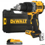 Винтоверт DeWALT акумулаторен с батерия и зарядно, 18 V, 1.7 Ah, 90 Nm, 1.5-13 мм, DCD800E1T