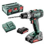 Винтоверт Metabo акумулаторен с батерия и зарядно, 18 V, 2 Ah, 50 Nm, 1.5-13 мм, BS 18 L