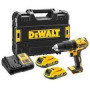 Акумулаторна бормашина DeWALT ударна с 2 батерии и зарядно, 18 V, 2 Ah, 65 Nm, 1.5-13 мм, DCD778D2T