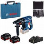 Перфоратор Bosch акумулаторен с 2 батерии и зарядно, SDS-plus, 18 V, 4 Ah, 2 J, 0-5100 уд./мин, GBH 180-Li-0 615 990 M33