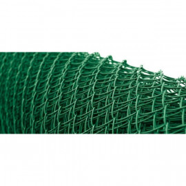 Мрежа оградна плетена с PVC покритие 60мм х 60мм - 1.0м
