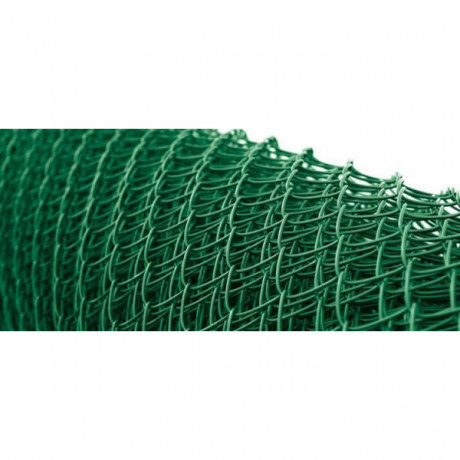 Мрежа оградна плетена с PVC покритие 60мм х 60мм - 1.0м