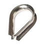 Кауш за въже Inox неръждаем ф 3 мм, A4, DIN 6899 B