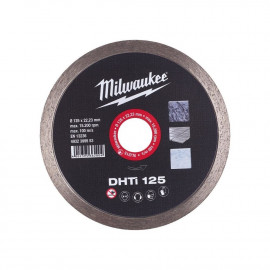 Диск диамантен за сухо рязане Milwaukee на гранит, мрамор и скални материали 125 мм, 22.23 мм, 2.1 мм DHTi--4932399553
