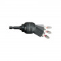 Комплект битове Milwaukee с чупещ се ъглов адаптор 1/4", 11 бр. Shockwave-4932459781