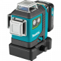 Нивелир лазерен линеен Makita 3D без батерия и зарядно, 12 V, 25 м, 70 м, 0.2 мм/м SK700GD