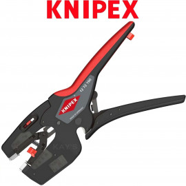 Клещи Knipex електротехнически за сваляне на изолация саморегулиращи се 190 мм, NexStrip-12 72 190