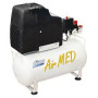 Зъболекарски компресор FIAC електрически безмаслен 1 к.с., 24 л, 105 л/мин, 10 bar, AIRMED 114-24