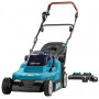 Акумулаторна колесна коса Makita с 2 батерии и зарядно, 36 V, 5 Ah, 380 мм, DLM382PT2