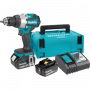Акумулаторен винтоверт Makita  с 1 батерия и зарядно, 18 V, 3 Ah, 42 Nm, 1.5-13 мм DDF453RF1E