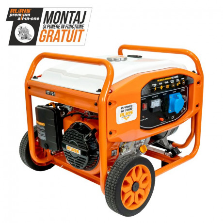 Генератор 6.0 kW R-Power GE 7000 13 HP RURIS-7000ge2022