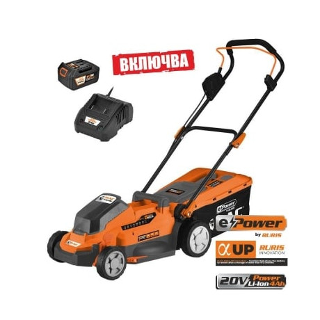 Акумулаторна косачка за трева, 20 V, 4 A/h, DAC 3744E-RURIS