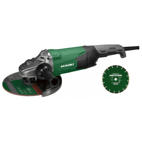 Електрически ъглошлайф HiKOKI - Hitachi 2200 W, 230 мм, 6600 об./мин, G23SW2W7Z