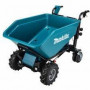 Строителна количка Makita акумулаторна без батерия и зарядно, 18+18 V, 300 кг, 200 л DCU603Z