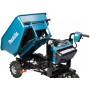 Строителна количка Makita акумулаторна без батерия и зарядно, 18+18 V, 300 кг, 200 л DCU603Z