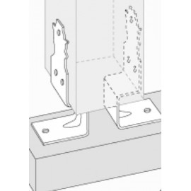 Планка за греда регулеруема, декоративна комплект-черна