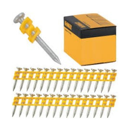 Гвоздеи за такер DeWALT за бетон тип CCN, 2.6x25 мм, гладки, стомана, 1005 бр. Standard-DCN8901025