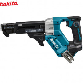 Акумулаторен винтоверт Makita с безчетков двигател за сухо строителство без батерия и зарядно, 18 V, 1/4", шестостен, DFR452Z