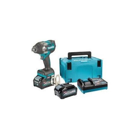 Акумулаторен гайковерт с безчетков двигател с 2 батерии и зарядно, 40 V, 2.5 Ah, 1/2 ", квадрат TW007GM201