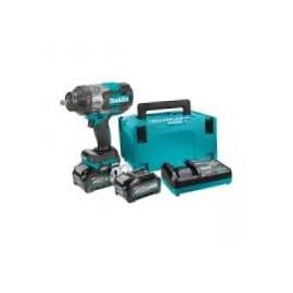 Акумулаторен гайковерт с безчетков двигател с 2 батерии и зарядно, 40 V, 2.5 Ah, 1/2 ", квадрат TW007GM201