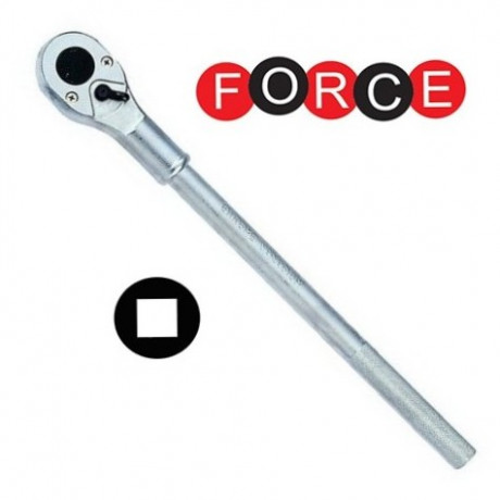 Тресчотка FORCE реверсивна 3/4", 500 мм-8026500