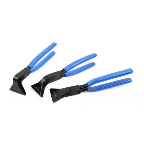 Клещи за огъване на ламарина 60 мм комплект 3 бр. GO2250-GEKO Клещи за огъване на ламарина 60 мм комплект 3 бр. GO2250-GEKO