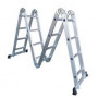 Стълба алуминиева мултифункционална 4 х 4, 4.65м GR55121- GRASKO