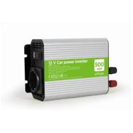 Инвертор Gembird за автомобил 10-16 V, 500 W, EG-PWC500-01
