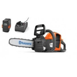 Верижен акумулаторен трион Husqvarna с 1 батерия и зарядно, 36 V, 4 Ah, 30 см, 3/8 ", 1.1 мм, 225i Kit