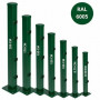 Кол за оградно пано 100 см-зелен, RAL 6005