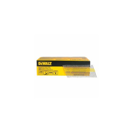 Гвоздеи за такер DeWALT с двойна глава и наклон 21° 3.3x89 мм, работна дължина 76 мм, 2000 бр., DN350-DN350-XJ Гвоздеи за такер DeWALT с двойна глава и наклон 21° 3.3x89 мм, работна дължина 76 мм, 2000 бр., DN350-DN350-XJ