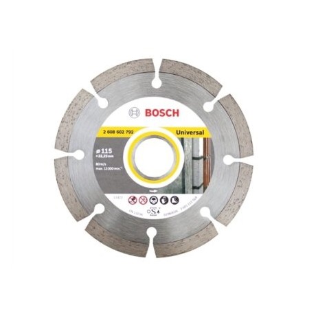 Диск диамантен за сухо рязане на армиран бетон и стр. материали Bosch /ф115/