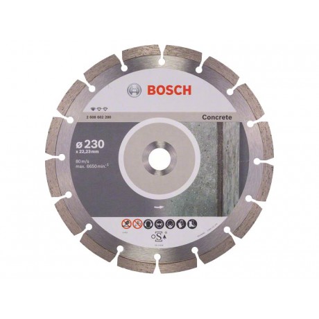 Диск диамантен за сухо рязане на бетон Bosch /ф230/
