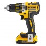 Винтоверт DeWALT акумулаторен безчетков 18 V, 2 Ah, 60 Nm, 1.5-13 мм, DCD790D2 Винтоверт DeWALT акумулаторен безчетков 18 V, 2 Ah, 60 Nm, 1.5-13 мм, DCD790D2