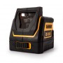 Нивелир DeWALT лазерен линеен с 2 лъча 15 м, 0.4 мм/м, DW0811