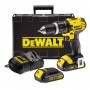 Бормашина винтоверт DeWALT акумулаторна ударна 18 V, 1.5 Ah, 60 Nm, 1.5-13 мм, DCD785C2