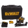 Нивелир DeWALT лазерен линеен с 3 лъча 30 м, 0.3 мм/м, DCE089D1G