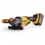 Ъглошлайф акумулаторен DEWALT DCG414T2 /18/54 V, 6 Ah, ф 125 мм/